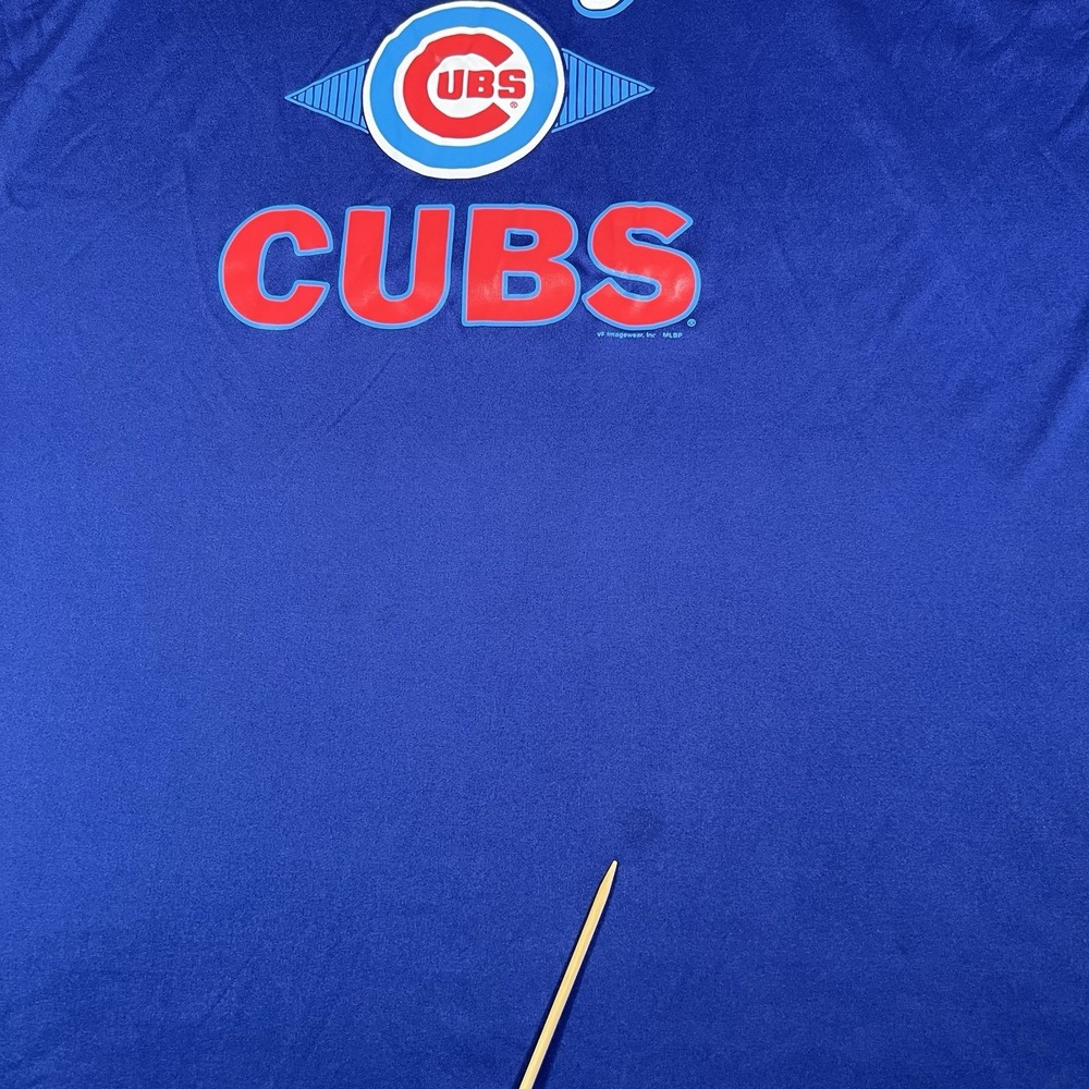 Chicago Cubs T Shirt Jersey Men's Size 4XL Blue MLB Genuine Baseball Sports - Picture 3 of 8